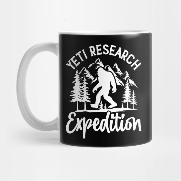 Yeti Bigfoot Research Sasquatch Believer Gifts by Teewyld